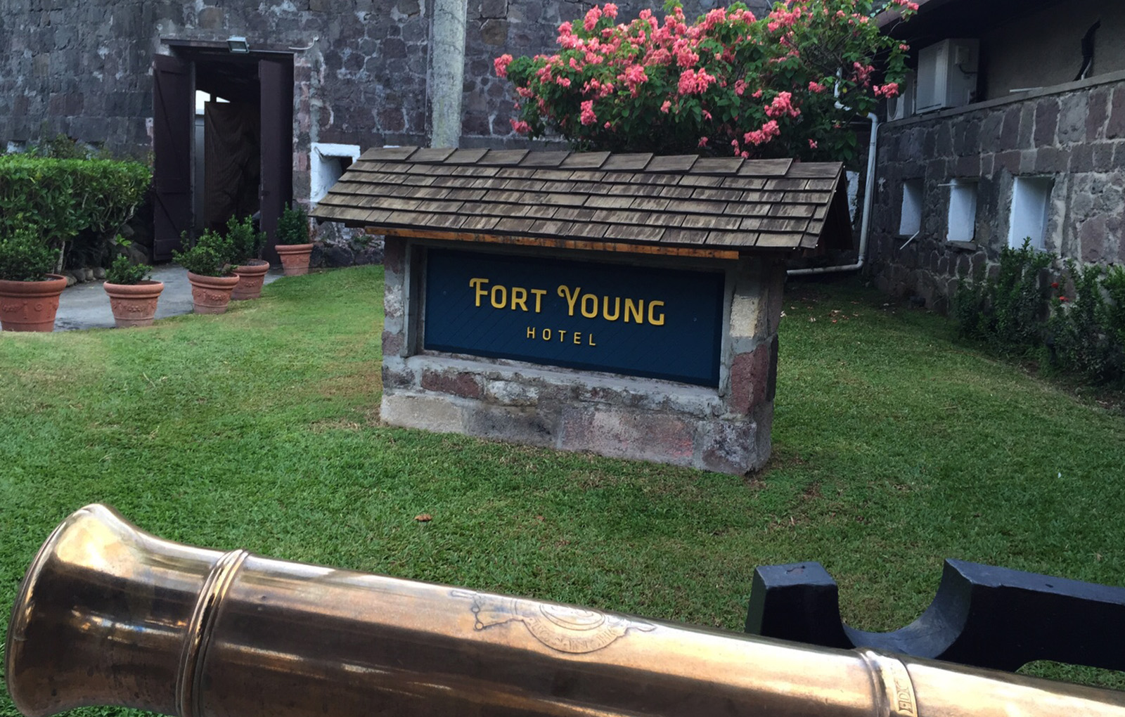 Fort young Hotel Dominica caribbean design branding