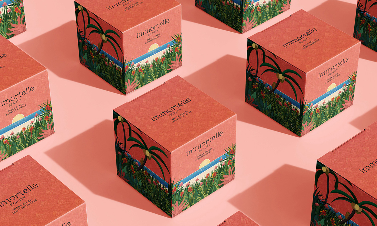 Immortelle Beauty Package Design